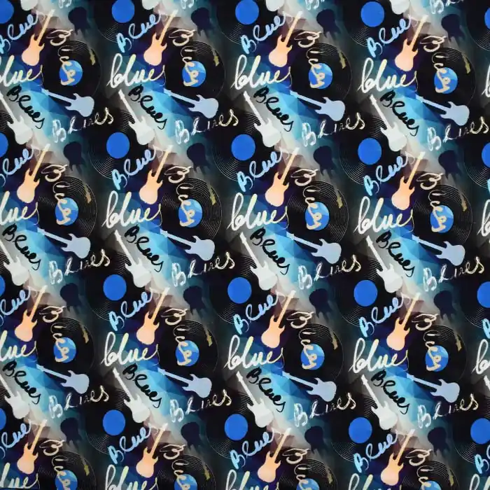 Finale Aktion Sweatshirtstoff, digital, Musik, 27529-09