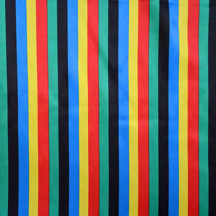 Handgefertigt Satin, Polyester, Streifen, 4841-2