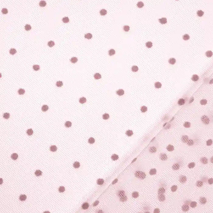 Tüll, weich, Punkte, 22282-6, rosa Online Kaufen