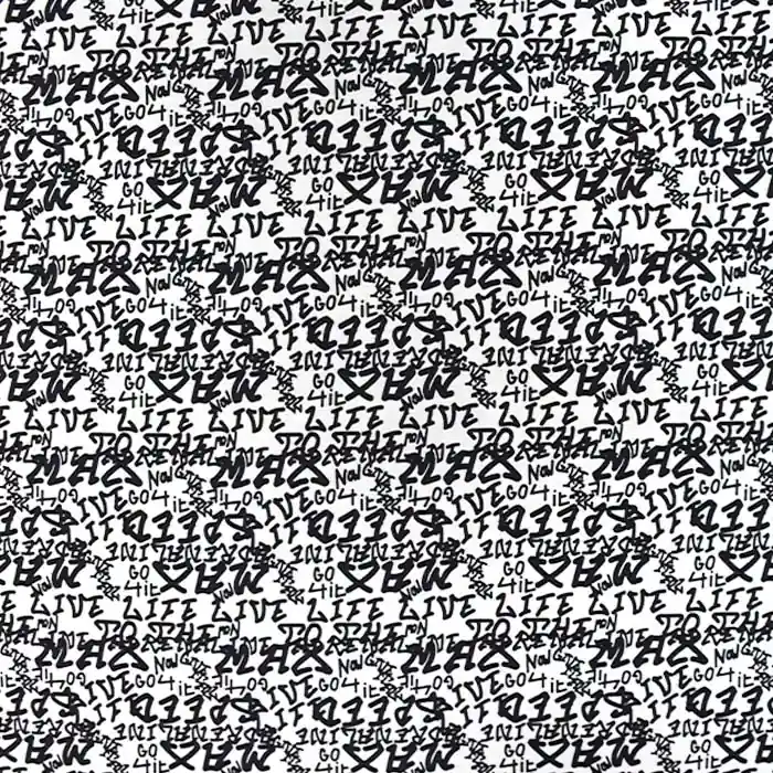 Jersey, Baumwolle, Druck, 27400-500, weiß Ab Werk