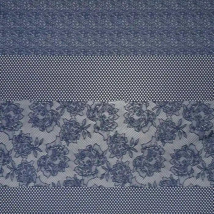 Kracherpreis Spitze, floral, 26768-888, dunkelblau