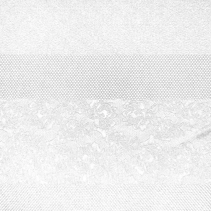 Spitze, floral, 26768-702, weiß Preiswert