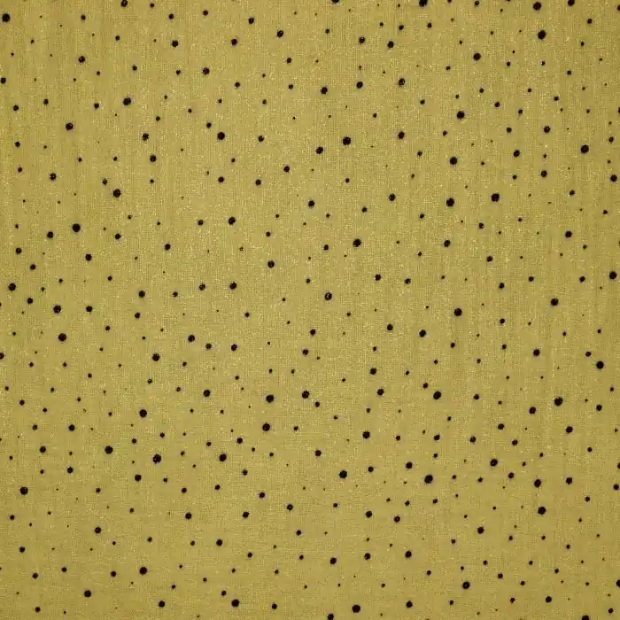 Musselin, doppelt, Punkte, 27238-550, ocker Heute Kaufen
