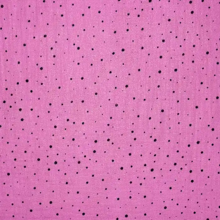 Gleich Bestellen Musselin, doppelt, Punkte, 27238-170, rosa