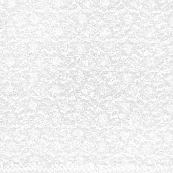 Spitze, floral, 26759-701, weiß Letzte Chance