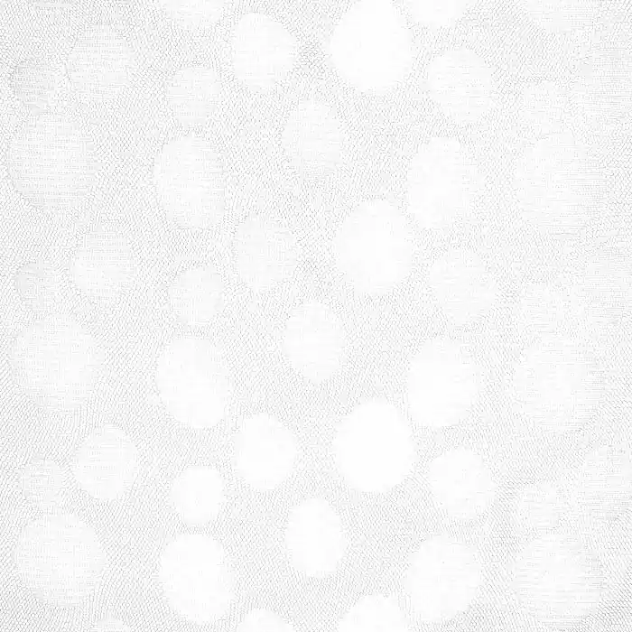 Top-Qualität Netz, Polyester, Punkte, 26767-701, weiß