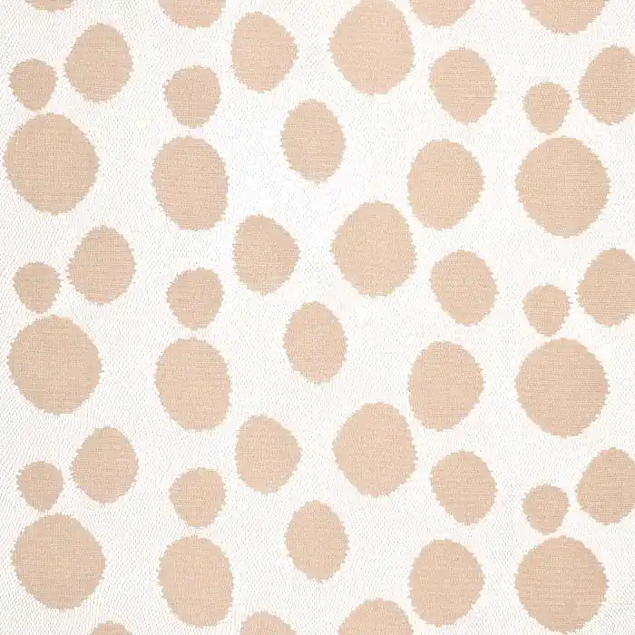 Netz, Polyester, Punkte, 26767-332, aprikose Neu Im Sortiment