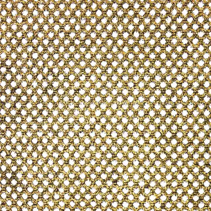 Wirkware, dünn, Netz, Glitter, 26662-01, golden Zertifiziert
