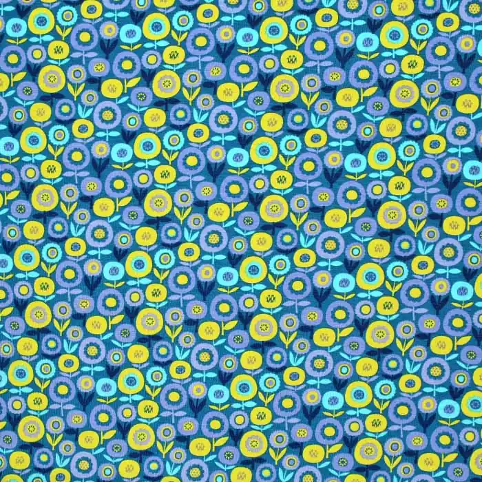 Versand Am Gleichen Tag Jersey, Baumwolle, digital, floral, 26535-09, grün