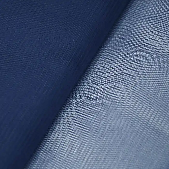 Tüll, klassisch, 13380-35, dunkelblau Heute Kaufen