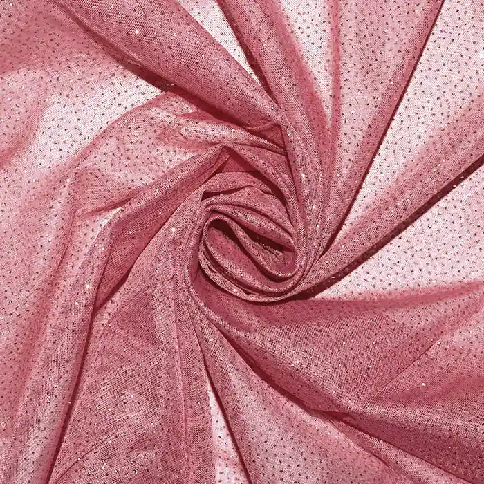 Direkt Vom Hersteller Tüll, weicher, Glitter, 20387-056, golden-rosa