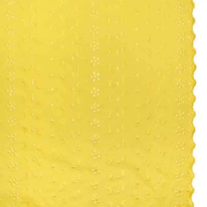 Schneller Versand Gewebe, dünn, Richelieu, 25007-085, gelb