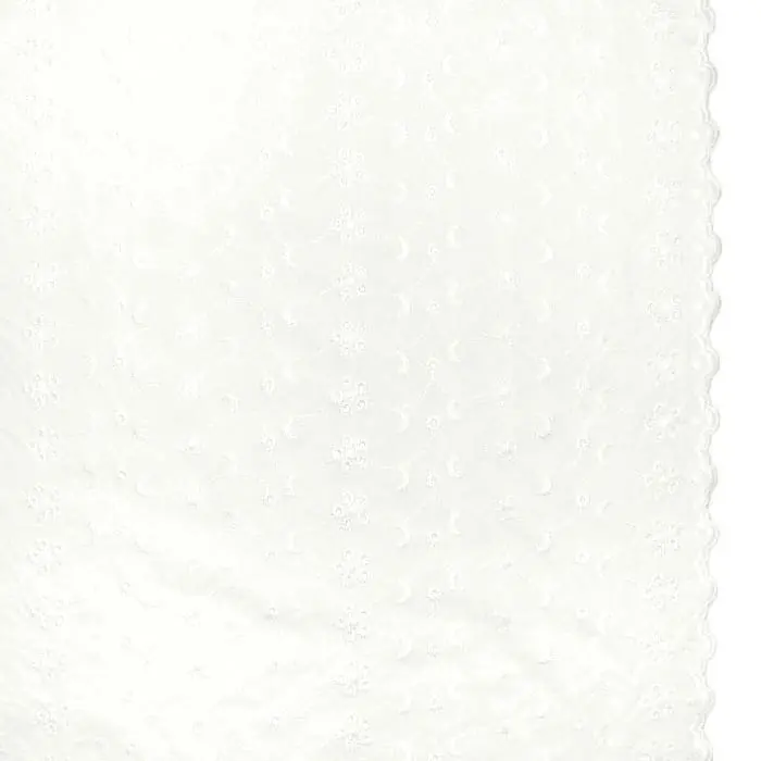 Gewebe, dünn, Richelieu, 25007-011, sahne Neue Ware