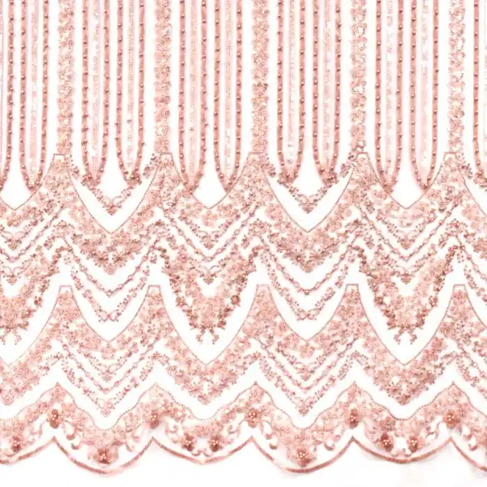 Spitze, dehnbar, Ornament, 25008-526, rosa Günstig