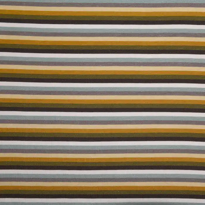 Sonderangebot Sweatshirtstoff, digiral, Streifen, 26130-10, grün-ocker