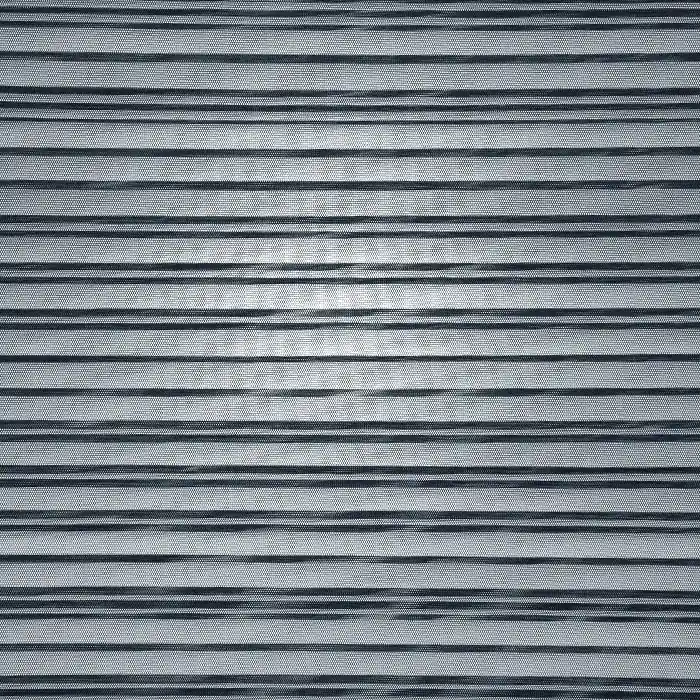 Plissee, Tüll, Polyester, 26157-107, dunkelblau Sichere Zahlung