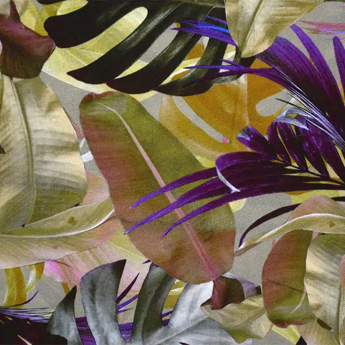 Gewebe, Viskose, pflanzlich, 25894-140, grün-violett Kostenloser Versand