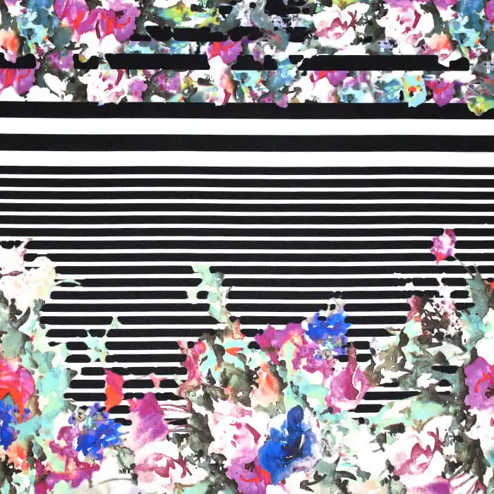 Wirkware, dick, floral, 25805-01 Ab Werk