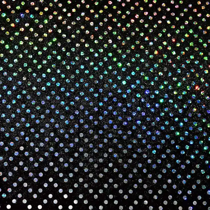 Plüsch, Polyester, Hologramm, 3080-2, schwarz Top-Angebot