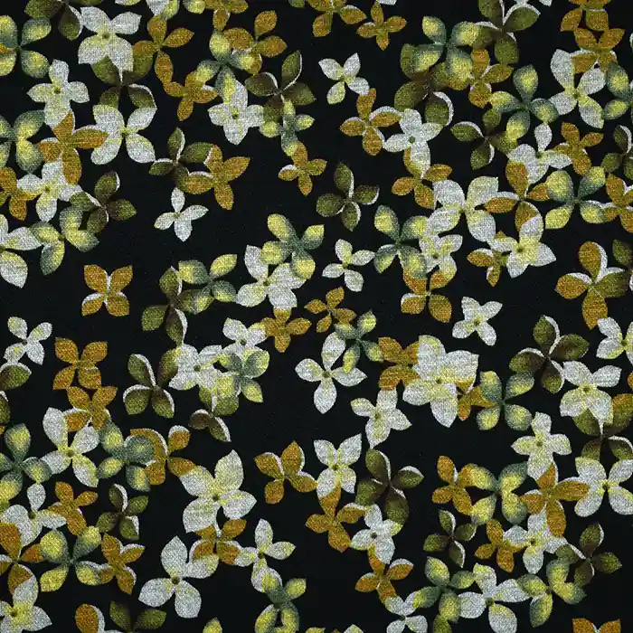 Wirkware, dicht, floral, 26104-023, schwarz-gelb Knallerangebot