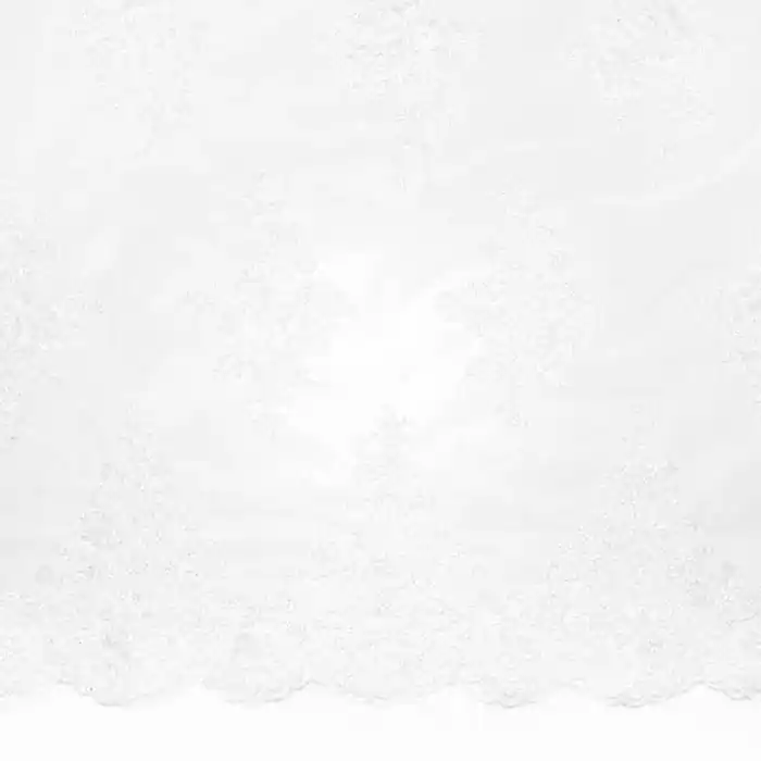 Spitze, dehnbar, floral, 26093-001, weiß Kostenloser Versand