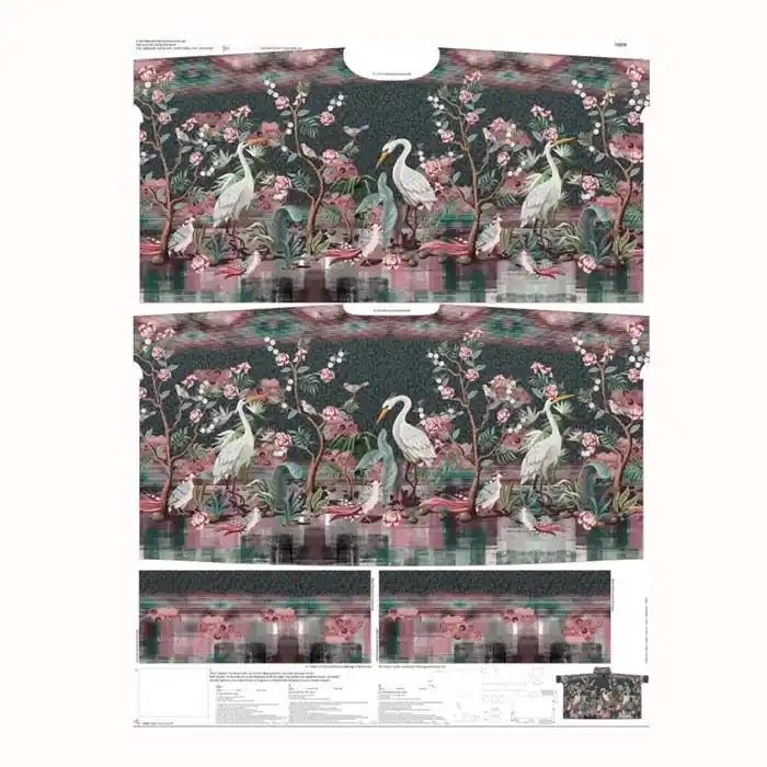 Sweatshirtstoff für Poncho, digital, Tiere, 25533 Direkt Vom Hersteller