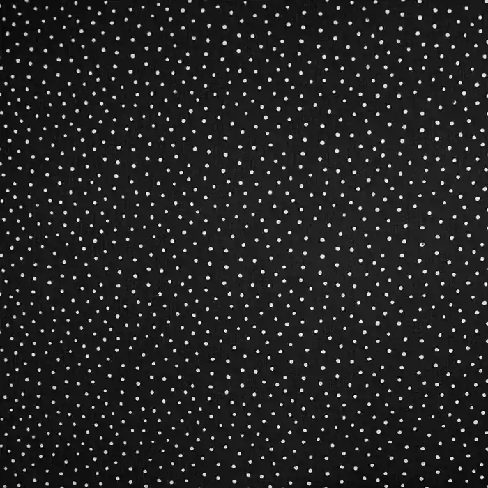 Tetra, Stoff, doppelt, Pünktchen, 19032-001, schwarz Saisonangebot
