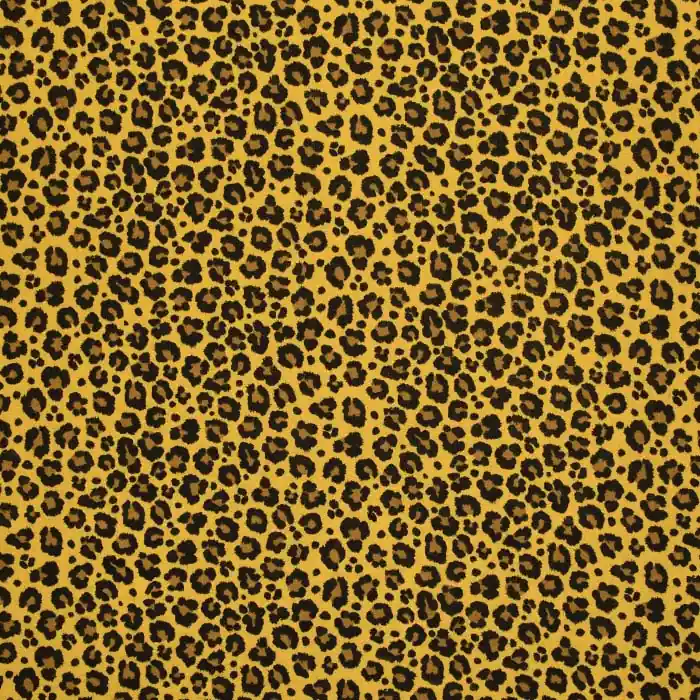 Sichere Zahlung Musselin, doppelt, tierisch, 24175-083, ocker