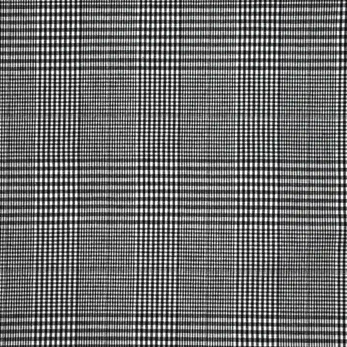 Anzugstoff, Karo, 25014-28, schwarz-weiß Weltweiter Versand