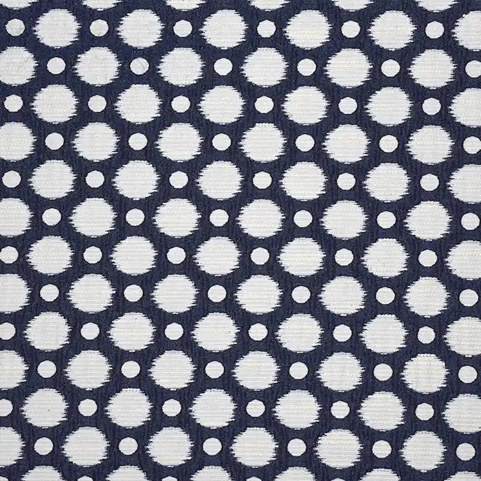 Direktkauf Jacquard, beidseitig, Kreise, 25857-002, dunkelblau