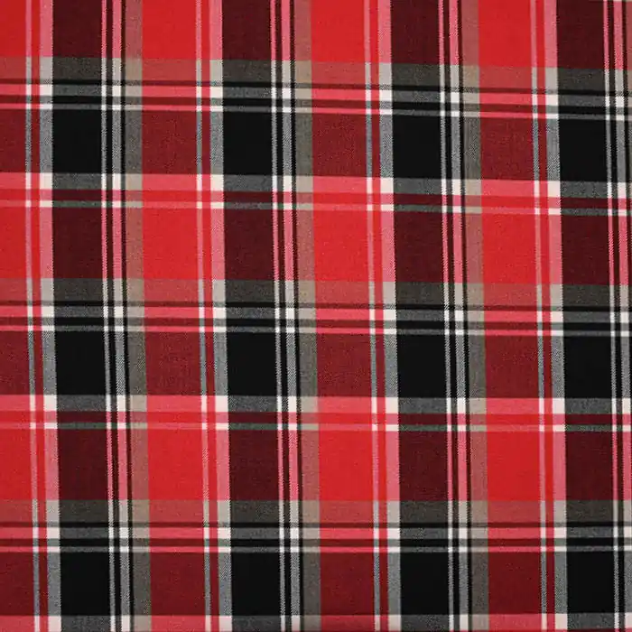 Top-Seller Anzugstoff, Karo, 25014-35, rot