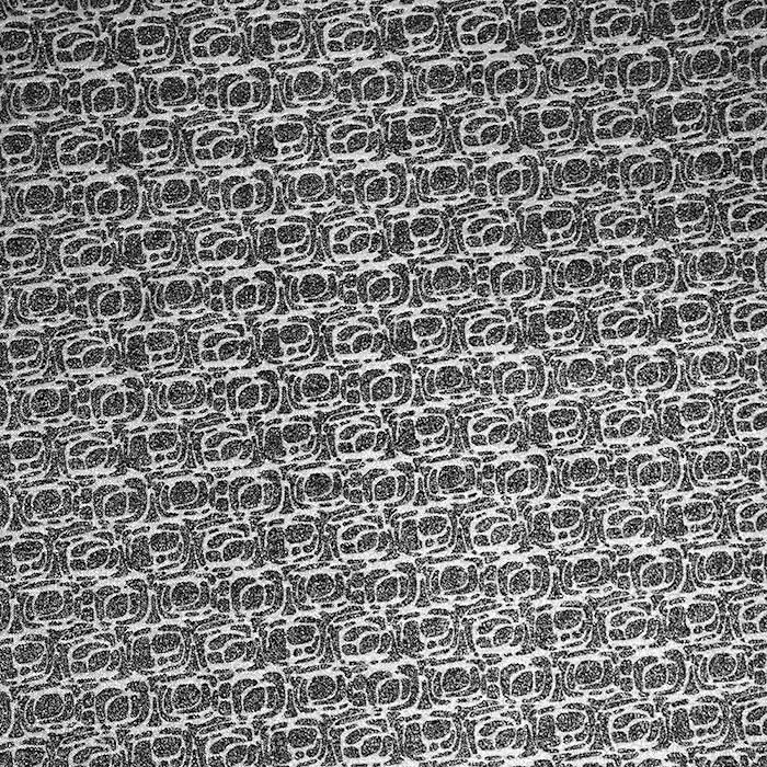 Gewebe Bengalin, Jacquard, geometrisch, 25386-2, grau Neu Im Sortiment