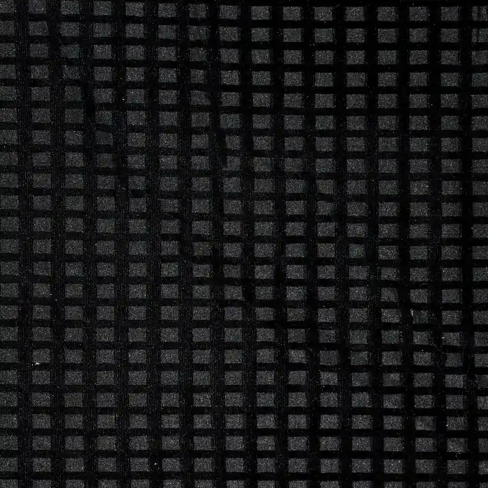 Sale Plüsch auf Netz, geometrisch, 25999, schwarz