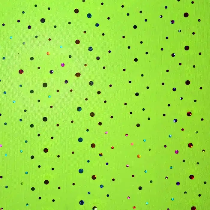 Netzstoff, elastisch, Glitter, 25969-09, neon grün Bestpreis