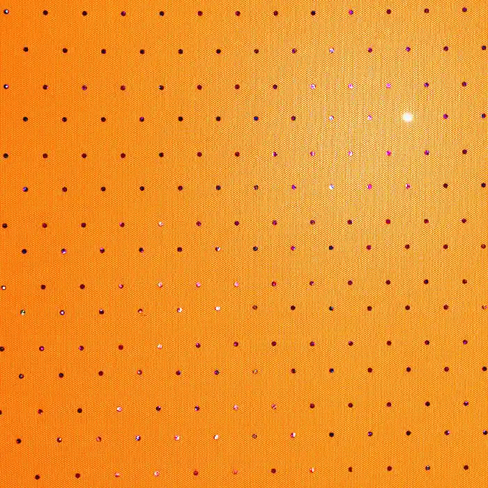 Netzstoff, elastisch, Glitter, 25968-13, neon orange Saisonangebot