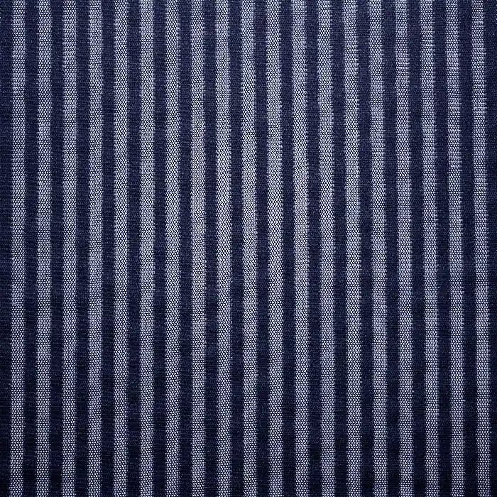 Knallerangebot Netzstoff, elastisch, Polyester, Streifen, 25975-04, dunkelblau