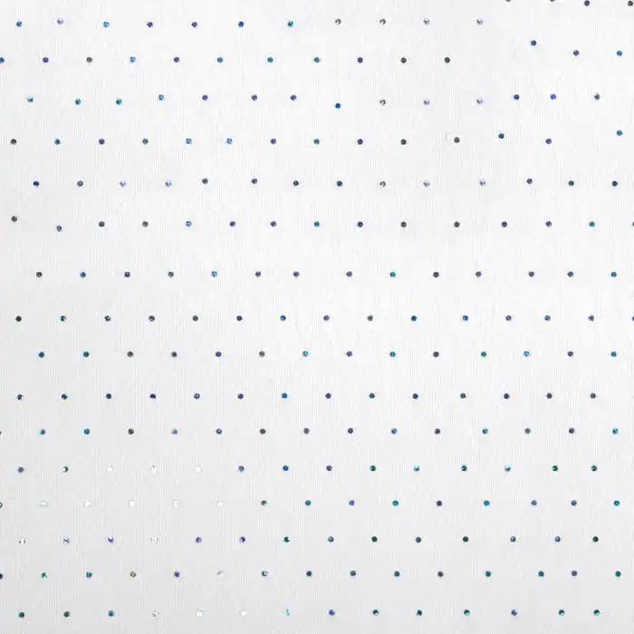 Limited Edition Netzstoff, elastisch, Glitter, 25968-02, weiß