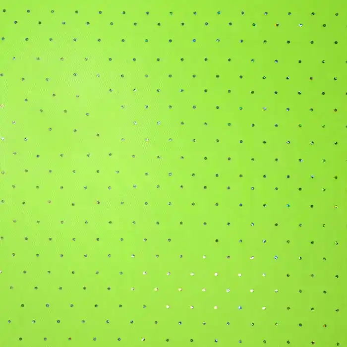 Original Netzstoff, elastisch, Glitter, 25968-08, neon grün
