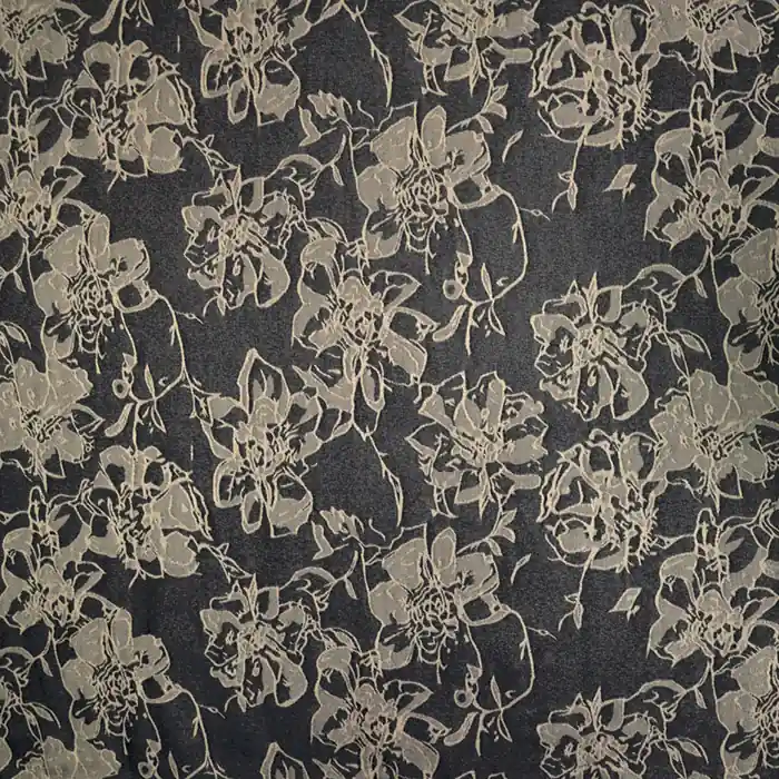 Gewebe, elastisch, floral, 19724-037, gelb Heute Kaufen