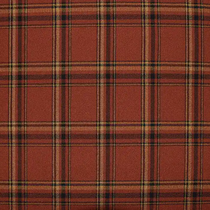 Preis Gesenkt Georgette, für Anzüge, Karo, 21970-137, ziegelrot