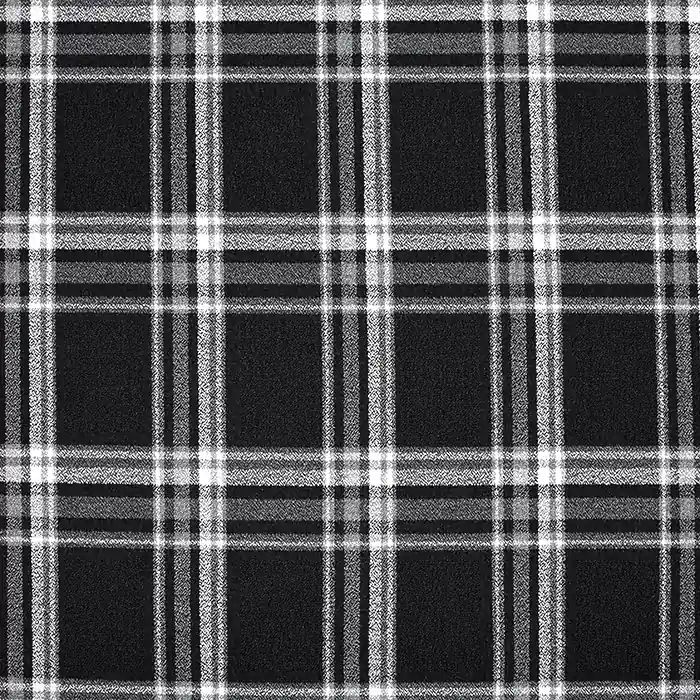 Georgette, für Anzüge, Karo, 21979-169, schwarz-weiß Preis Gesenkt