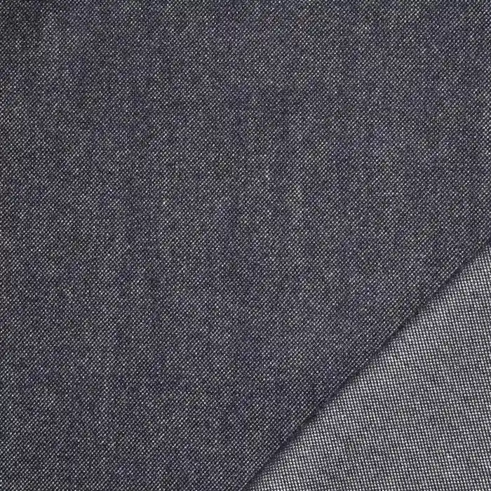 Neu Im Sortiment Baumwolle, für Anzüge, melange, 23023-2, dunkelblau