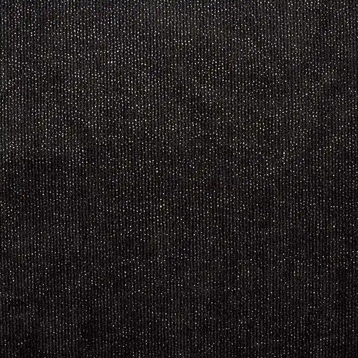 Samt, Polyester, Lurex, 25385-1, schwarz-silbern Schneller Versand