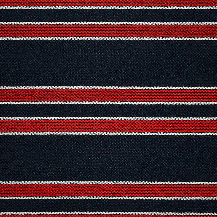 Geld-Zurück-Garantie Jacquard, Streifen, 25822-01, blau-rot