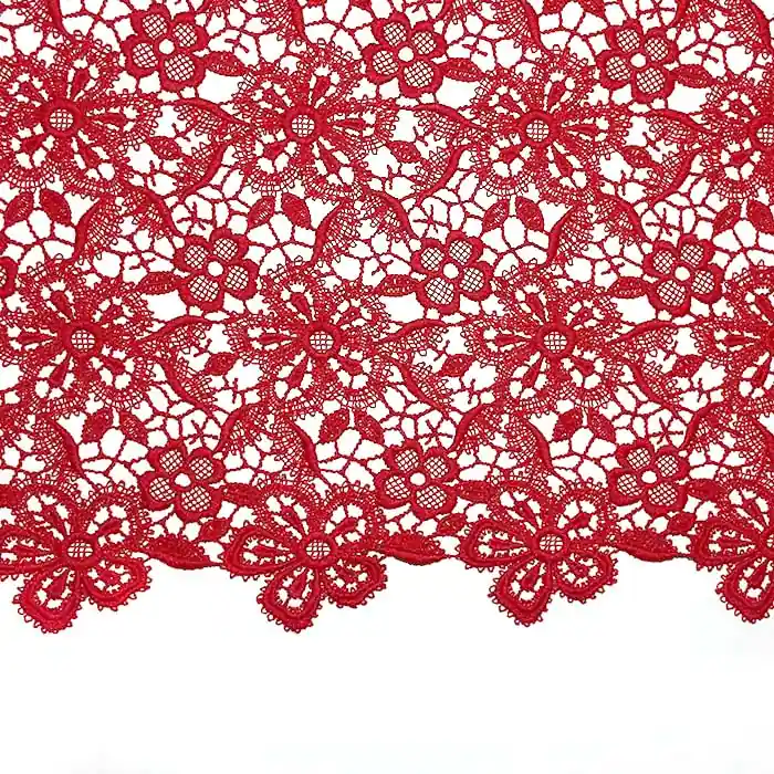 Sofort Bestellen Spitze, floral, 25796-09, rot
