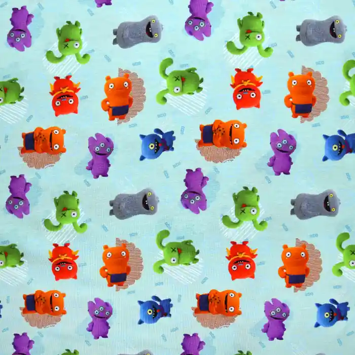 Kracherpreis Jersey, Baumwolle, Digitaldruck, 22956-0001, hellblau