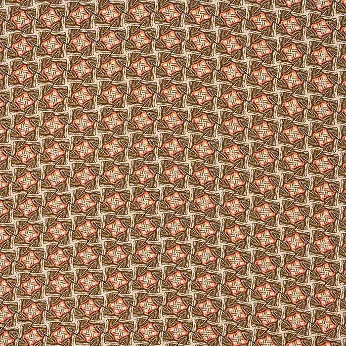 Super-Preis Gewebe, Viskose, geometrisch, 23917-1, braun