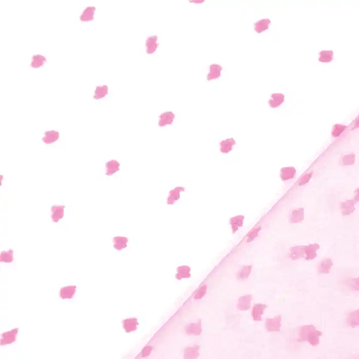 Organza, Punkte, 22278-25905, hellrosa Highlight