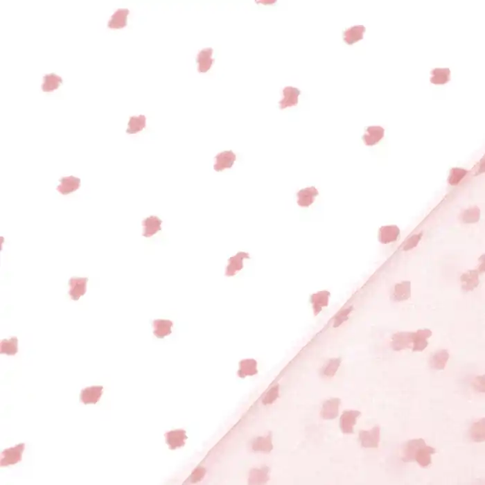 Organza, Punkte, 22278-25914, aprikose Im Trend