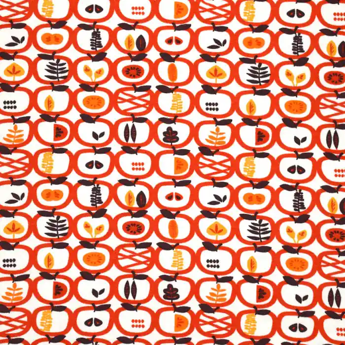 Solange Der Vorrat Reicht Jersey, Baumwolle, Obst, 25831-33, orange